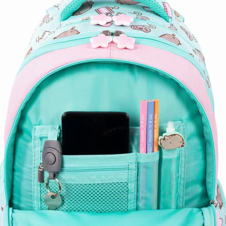 PLECAK 28X37X12 2ZAM 4KIESZ PUSHEEN MINT FO FOL