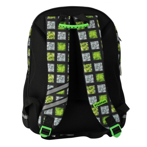PLECAK PIXEL ZIELONY STK-14