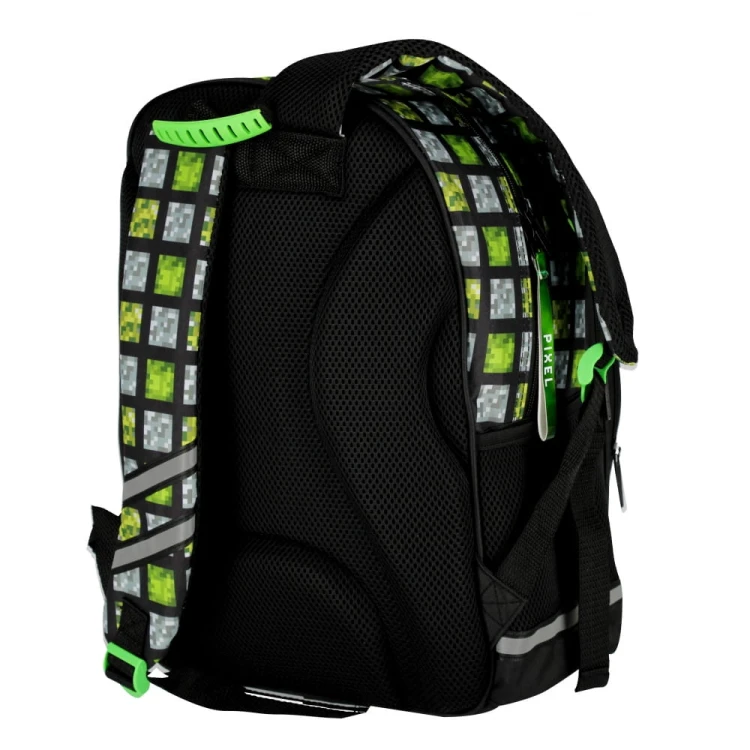 PLECAK PIXEL ZIELONY STK-14