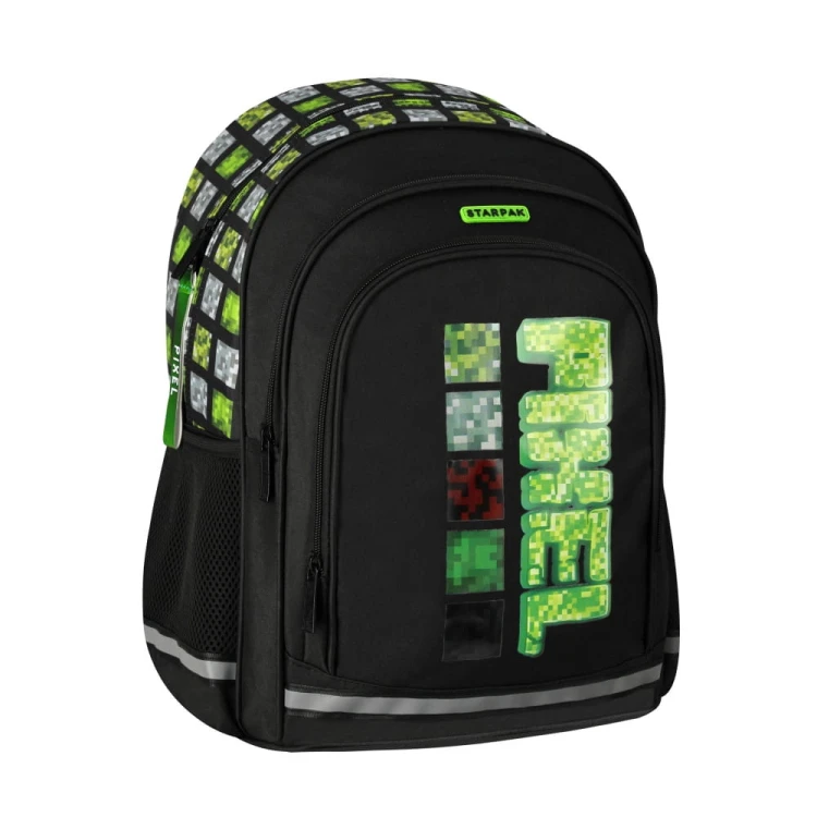 PLECAK PIXEL ZIELONY STK-14