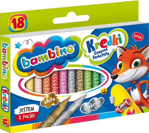 Kredki Bambino 18 kol