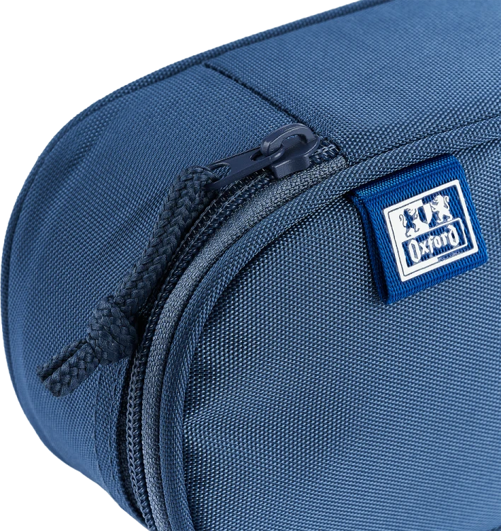 Piórnik z klapą jeans Oxford School