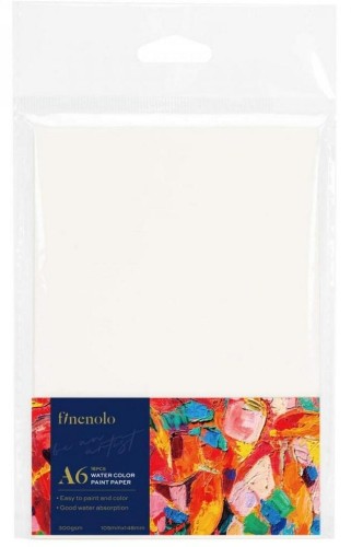 Papier akwarelowy A6/16JK 300g biały - Deli