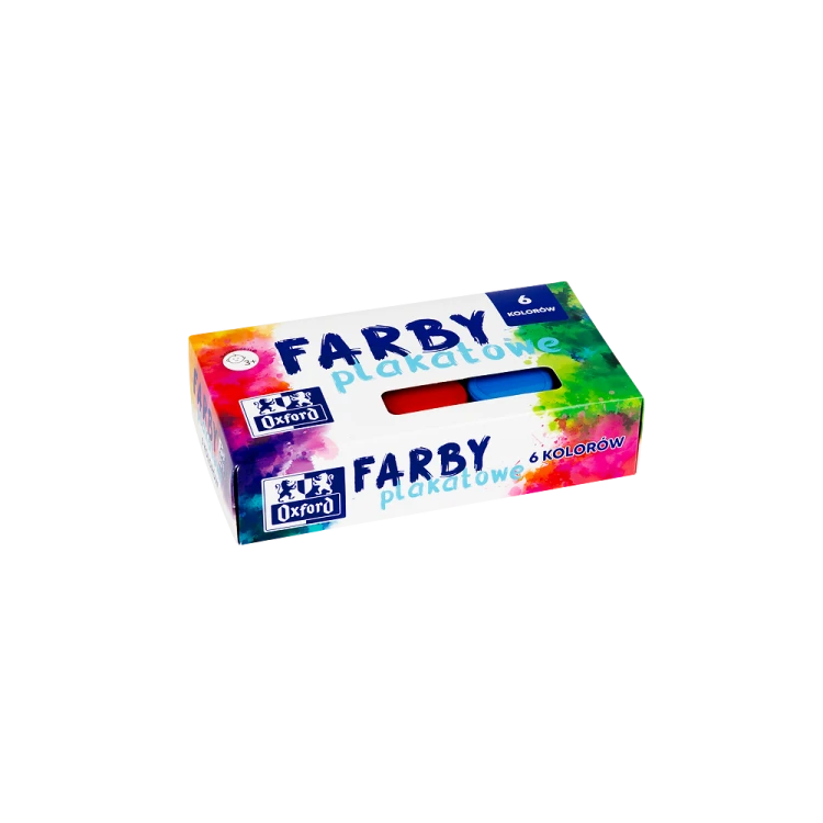 Farby plakatowe 6kolorów 20ml - Oxford
