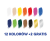 Farby plakatowe Kids 12+2kolory 20ml - Oxford