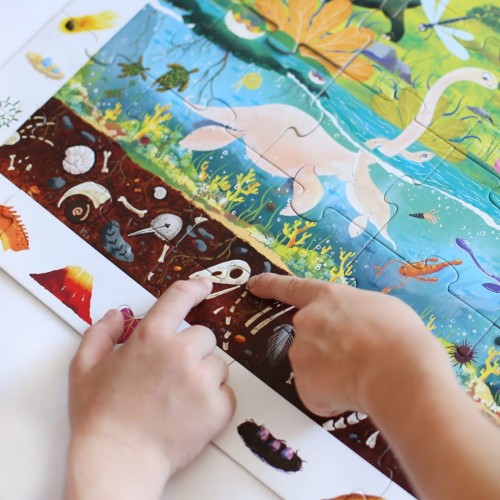 CzuCzu puzzle obserwacyjne dinozaury