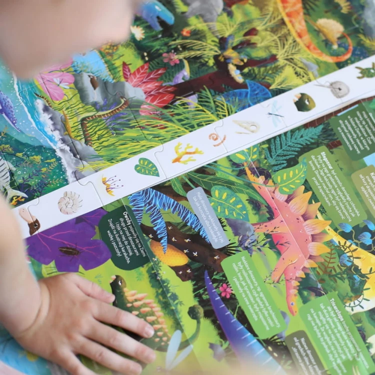 CzuCzu puzzle obserwacyjne dinozaury