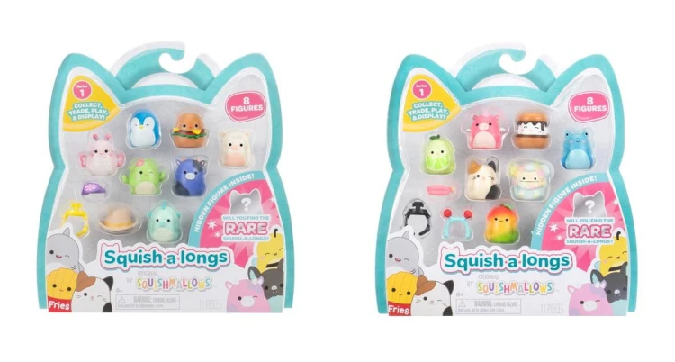 SQUISH A LONGS zestaw 8 figurek - Jazwares