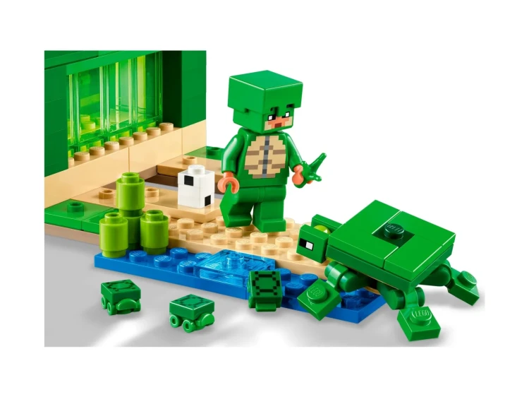 LEGO Minecraft 21254 Domek na plaży zółwi