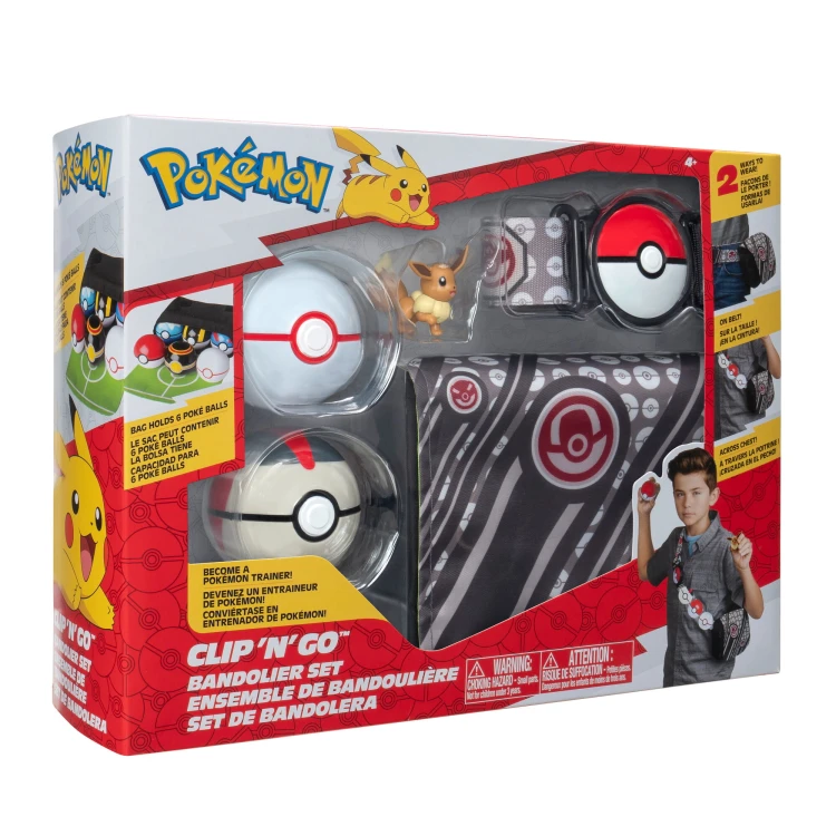 Pokemon zestaw Eevee z torbą i pasem (bandolier set)