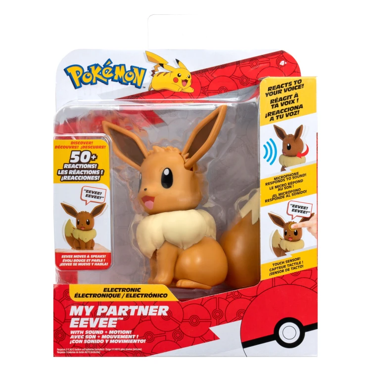 Pokemon mój partner Eevee - zabawka interaktywna