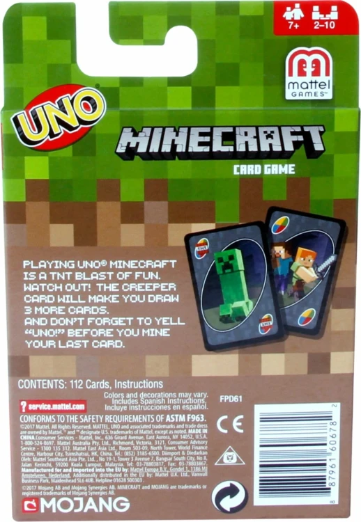 UNO Minecraft - Mattel