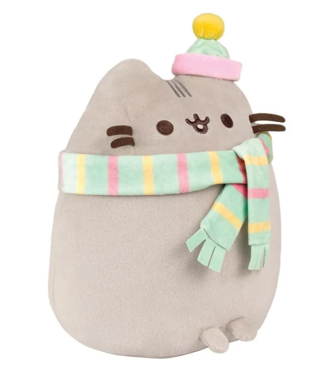 Pusheen w szaliku duży