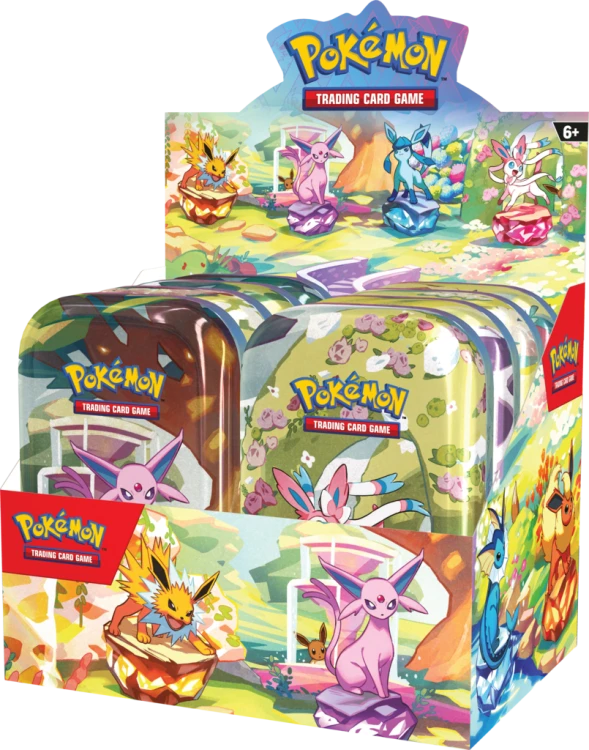 Pokémon TCG: Scarlet & Violet - Prismatic Evolutions - Mini tin BUNDLE 8