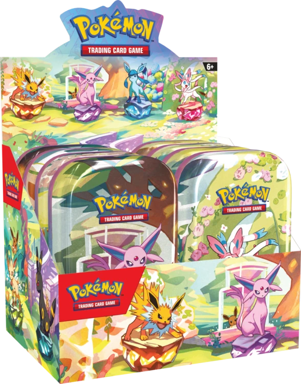 Pokémon TCG: Scarlet & Violet - Prismatic Evolutions - Mini tin BUNDLE 8