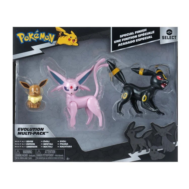 Figurki bitewne Pokemon Evolution Multipack Eevee Espeon Umbreon MrPuggy.jpg