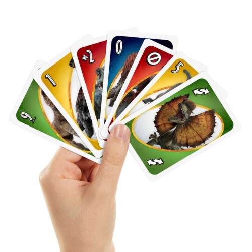 Uno Jurassic world - Mattel Mr Puggy Kraków.jpg