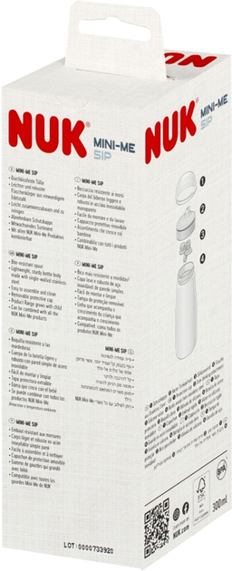 NUK kubek 450ml Mini-Me +12msc różowy MrPuggy Kraków.webp