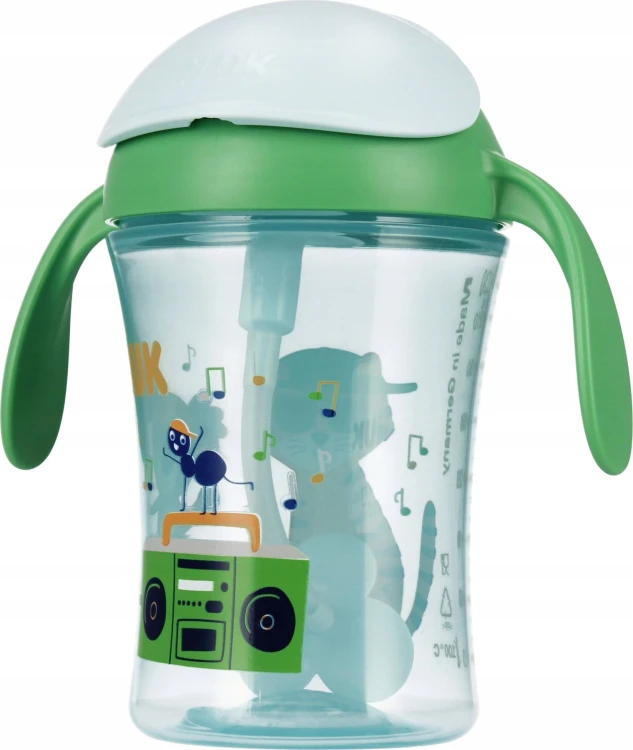 NUK kubek 230ml Motion Cup zielony MrPuggy.jpg