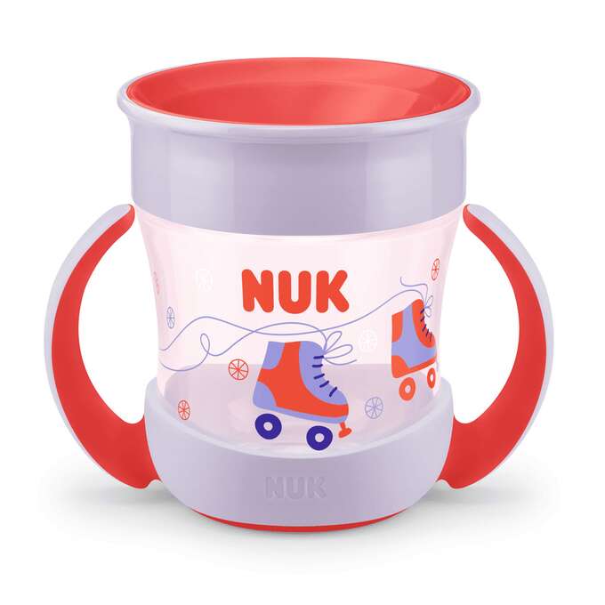 NUK Kubek 160ml Mini Magic +6msc czerwony MrPuggy.jpg