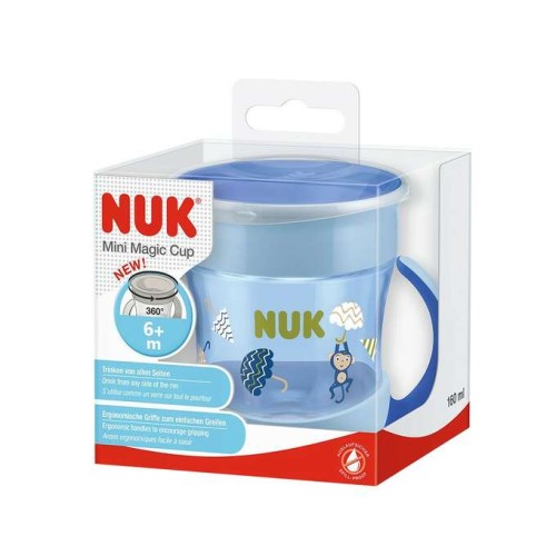 NUK kubek 160ml Mini Magic +6msc niebieski MrPuggy.jpg
