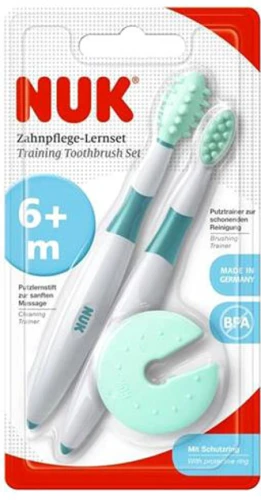 NUK zestaw szczoteczek do zębów edukacyjny MrPuggy.webp