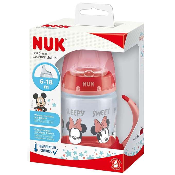 NUK butelka 150ml 6-18msc MIKI czerwona MrPuggy.jpg
