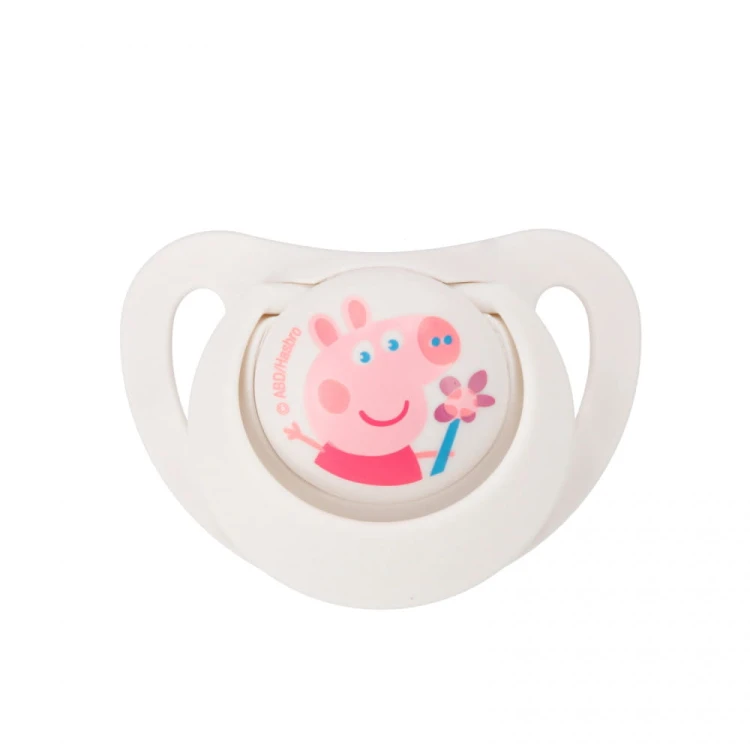 NUK smoczek uspokajający silikonowy 2el 18-36msc Świnka Peppa Mr Puggy.jpg