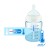 NUK butelka 150ml ze smoczkiem 0-6msc biała Mr Puggy.jpg