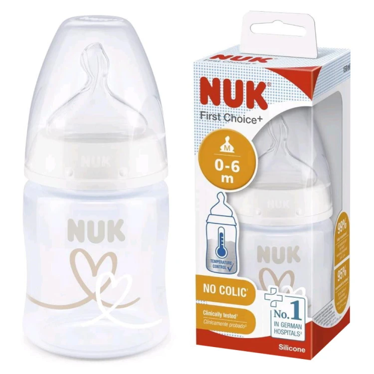 NUK butelka 150ml ze smoczkiem 0-6msc biała.jpg