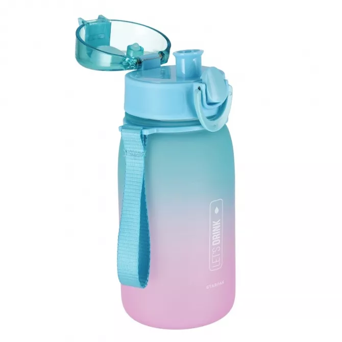 Bidon 400ml Ombre Różowo-niebieski - Starpak Mr Puggy.webp