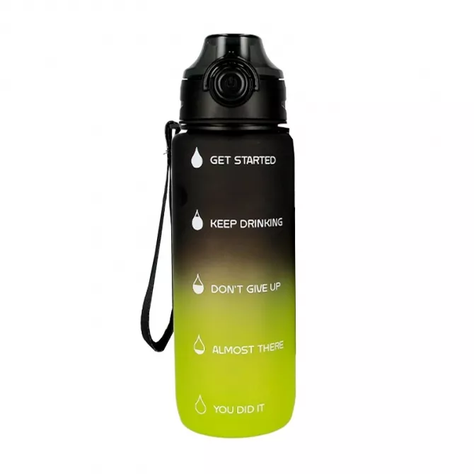 Bidon 750ml Ombre zielono-czarny - Starpak.webp