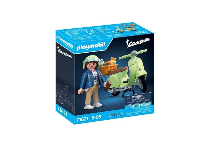Playmobil 71621 1969 Vespa 150 Sprint Veloce, jasnozielo.webp