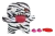FUGGLER S1 CUSTOMIZABLE FIGURES 11,5 CM - OOGAH BOOGAH ZEBRA MrPuggy.webp