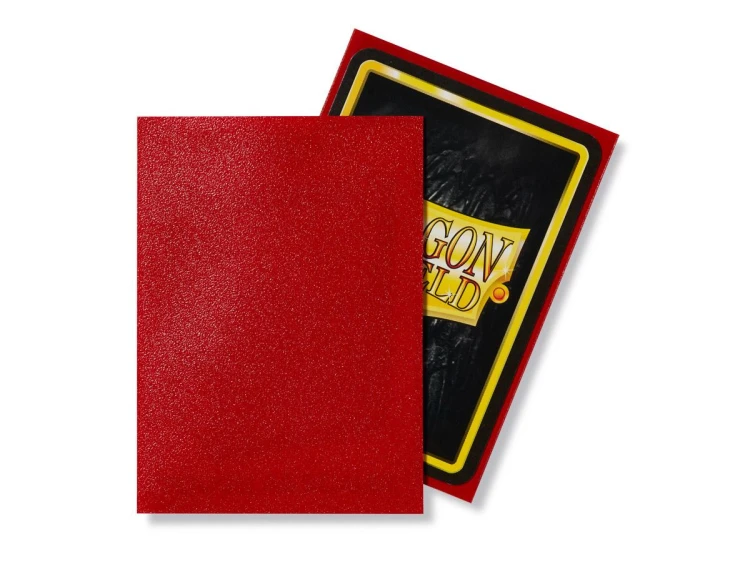 Dragon Shield Standard Sleeves - Matte Ruby (100 Sleeves) MrPuggy.jpg
