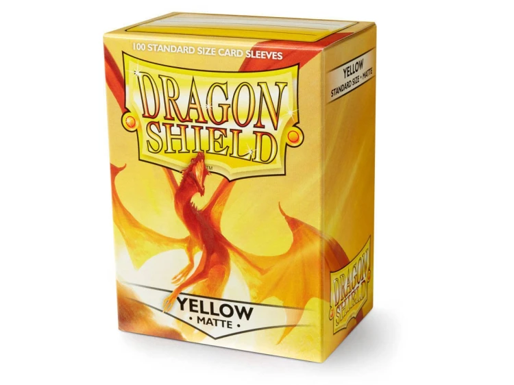 Dragon Shield Standard Sleeves - Natte Yellow (100 koszulek).jpg