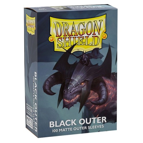 Dragon Shield Standard outer sleeves - Mate Black (100 koszulek) MrPuggy.jpg