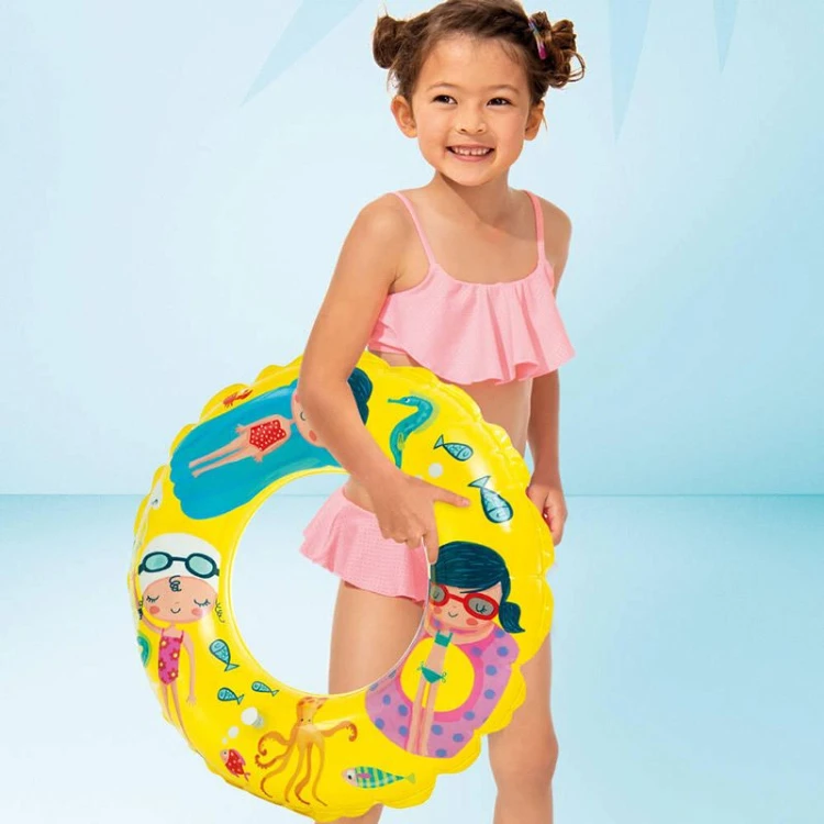 Kolo do pływania 61cm wzór wodny INTEX MrPuggy.jpg
