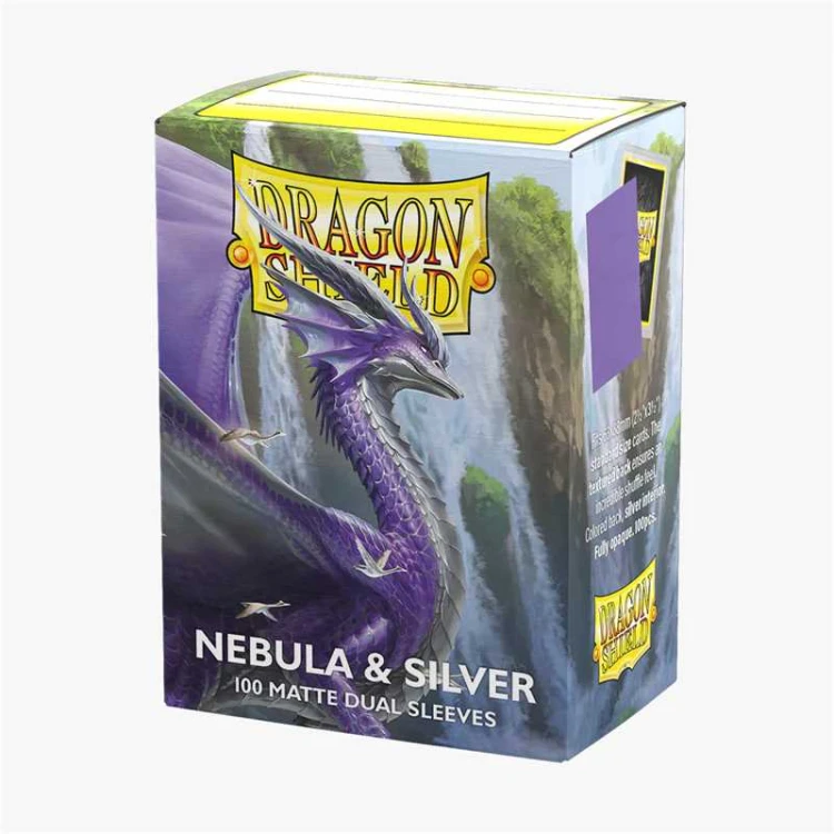 Dragon Shield Dual Matte Sleeves - Nebula & Silver (100 Sleeves).jpeg