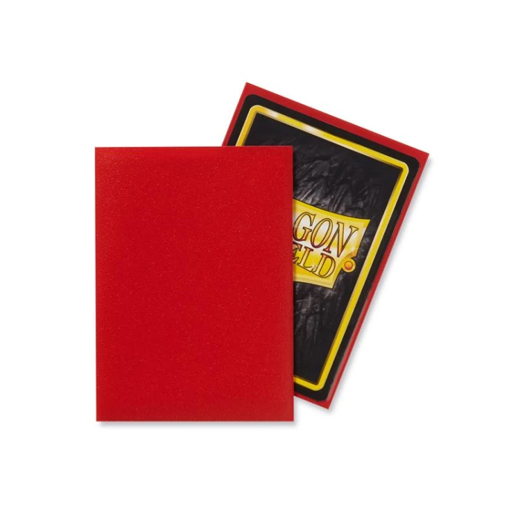 Dragon Shield Standard Sleeves - Matte Crimson (100 Sleeves) MrPuggy.jpeg