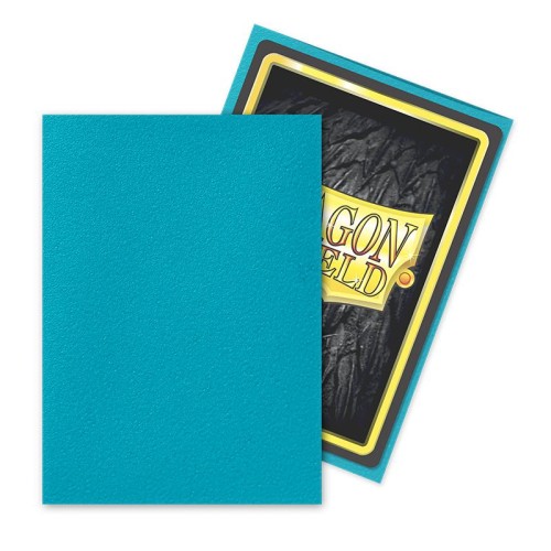 Dragon Shield Standard Sleeves - Matte Turquoise Atebeck (100 Sleeves) MrPuggy.jpeg