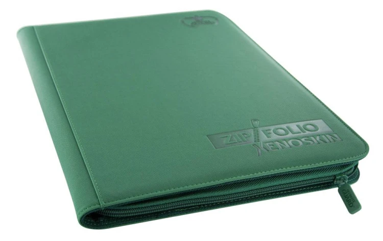 Ultimate Guard Zipfolio 360 18-Pocket Xenoskin - Green.jpg