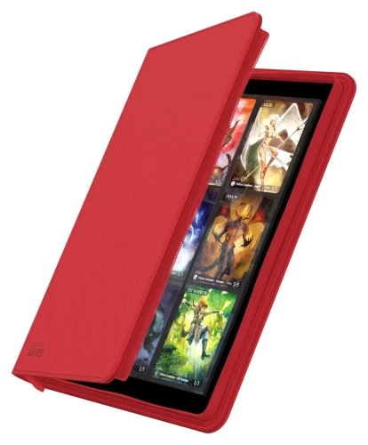 Ultimate Guard Zipfolio 360 18-Pocket Xenoskin - Red MrPuggy.webp