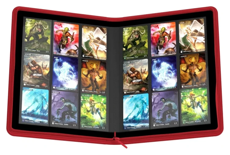 Ultimate Guard Zipfolio 360 18-Pocket Xenoskin - Red Mr Puggy.webp