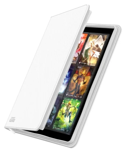 Ultimate Guard Zipfolio 360 18-Pocket Xenoskin - White MrPuggy.webp