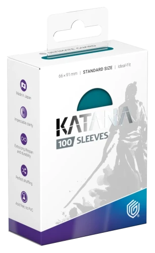 Ultimate Guard Katana Sleeves Standard Size (100) - Great Wave.webp