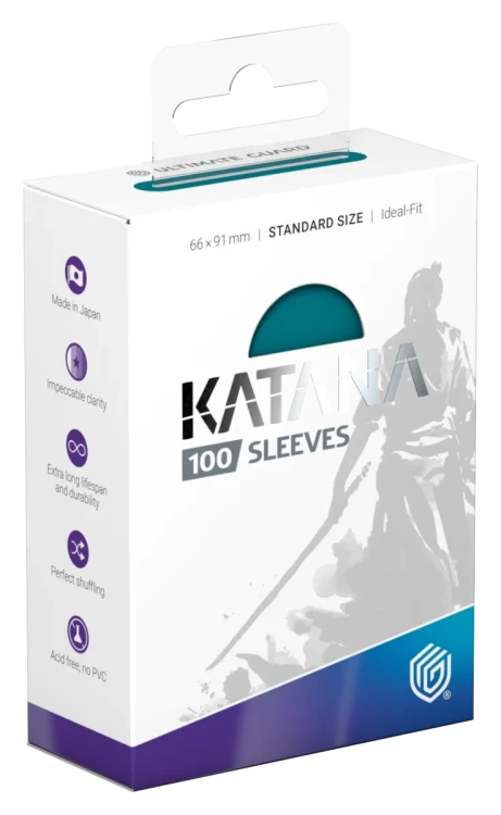 Ultimate Guard Katana Sleeves Standard Size (100) - Great Wave.webp