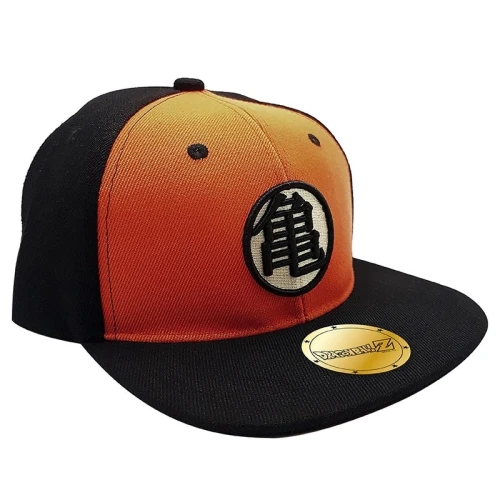 Czapka DRAGON BALL - Snapback Cap - Black & Orange- Kame.webp