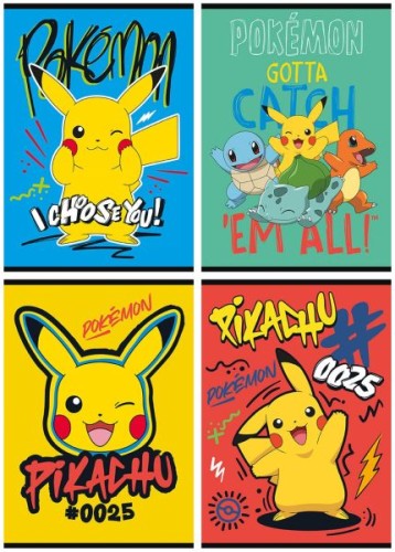 Zeszyt Pokemon A5 kratka mr puggy