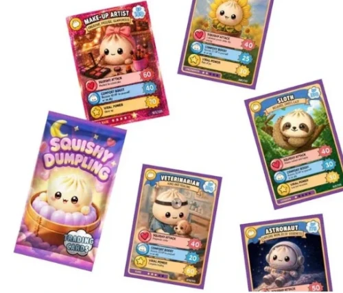 Karty kolekcjonerskie Dumpling MrPuggy.webp